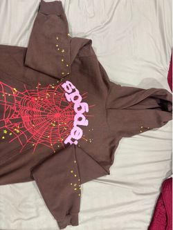 Brown Sp5der Hoodie