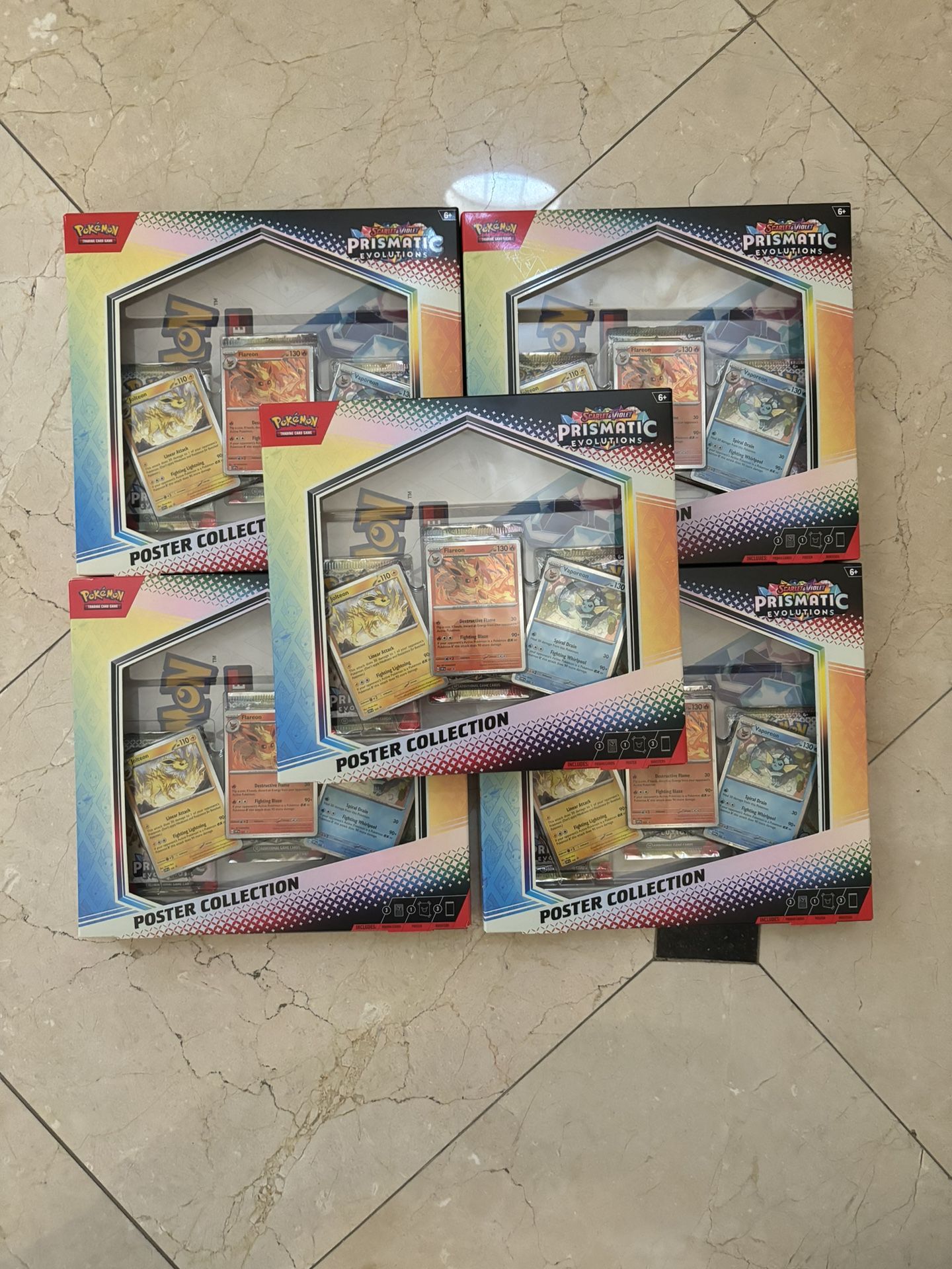 Pokemon Prismatic Evolutions Poster Collection