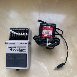 Boss Bass Equalizer GEB-7,drum Universal Extensions