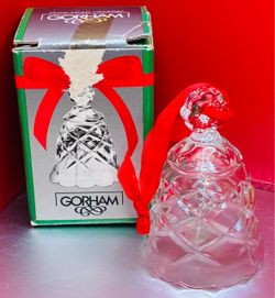 Christmas Bell Gorham Full-Lead Crystal