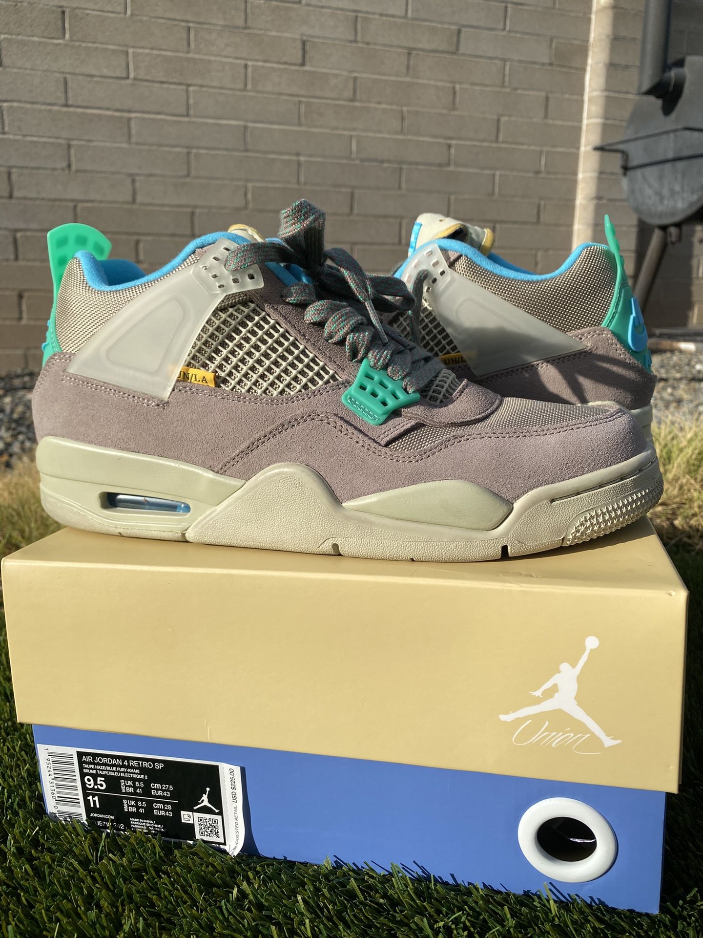 Jordan 4 Union Size 9.5