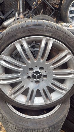 Set of wheels & tired