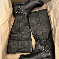 Frye Harness Boots (Black) 