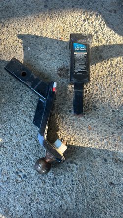 Ball mount and hitch adapter