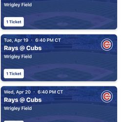 Chicago cubs ticket