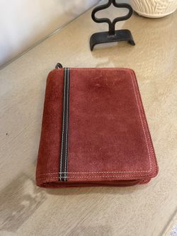 Vintage “Franklin” Planner Suede Leather 