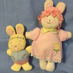 Vintage-never used House of Hatten bunny dolls