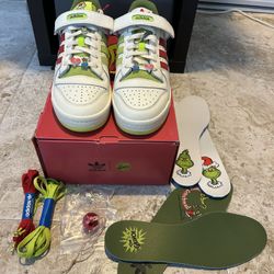 Adidas Grinch Forum Lows Size 9.5