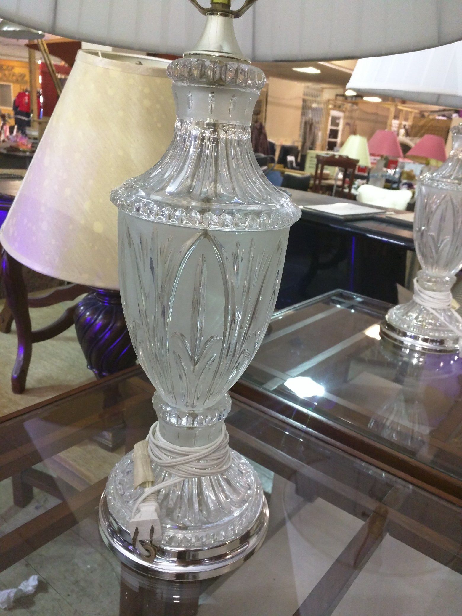Very Nice Crystal Glass Lamps