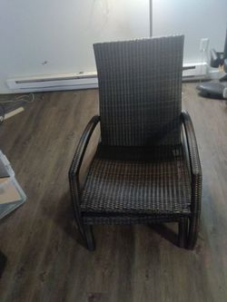 Frontgate wicker reclining chair