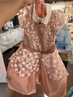 Minnie Mouse Rose Gold Costume For Kids Size 6x
