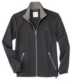 LinkSoul Woman’s True Black Full zip Windbreaker