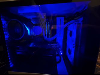 White Gaming PC i5-9600K + RX 5700 XT 8GB + FREE Ferrari Steering Wheel