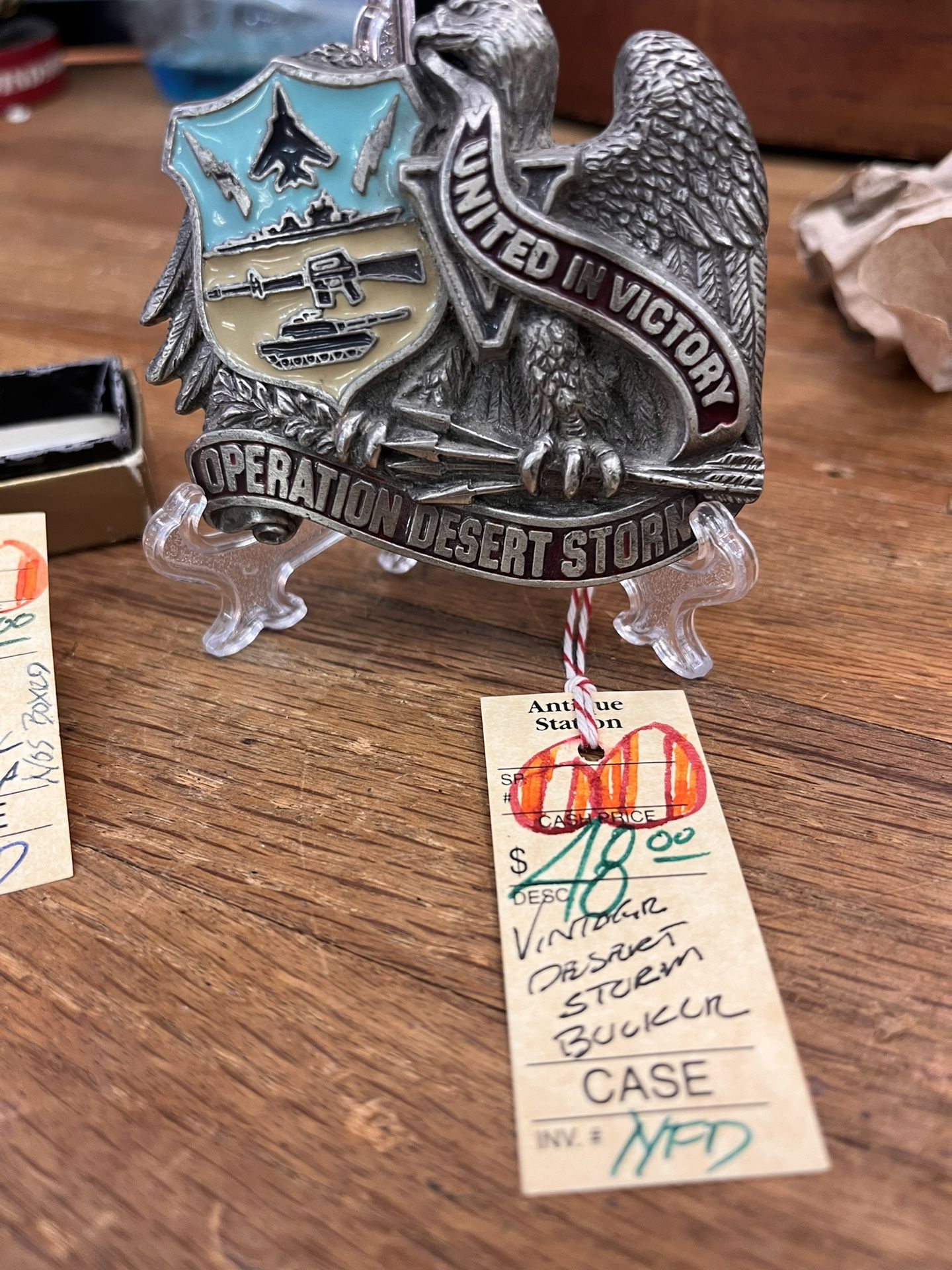 Desert Storm Belt Buckle
