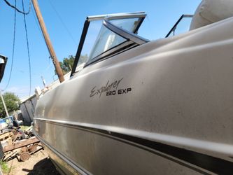 Monterey boat with trailer