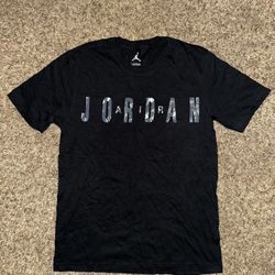 Vintage Air Jordan Men’s Spell Out Black/Cool Grey T-Shirt