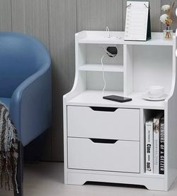 Storage with Charging Station Drawer - Delivery for a Fee - See My Items😀