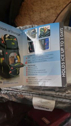 Backpack cooler