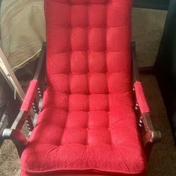 Red Antique Chair