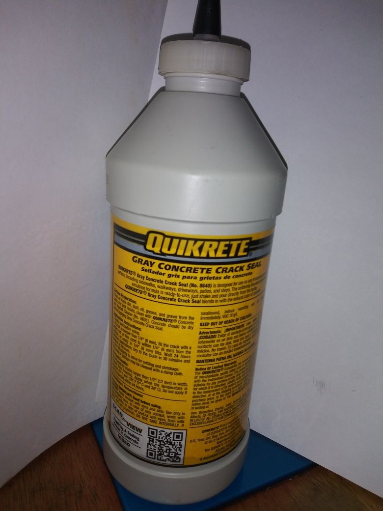 Quikrete Concrete Crack Seal Natural 1 Qt Gray (Lot Of 3)