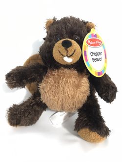 Melissa & Doug Chopper Beaver Plush Toy