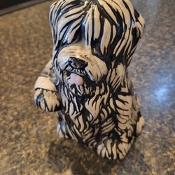 Sheepdog porcelain 7" figurine