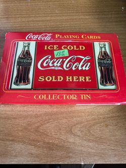 vintage Coca-Cola Playing Cards Double-Deck Collector Tin