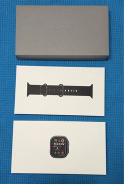 Apple Watch Ultra 2 (GPS + Cellular, 49MM) - Black Titanium Case with Black Ocean Band