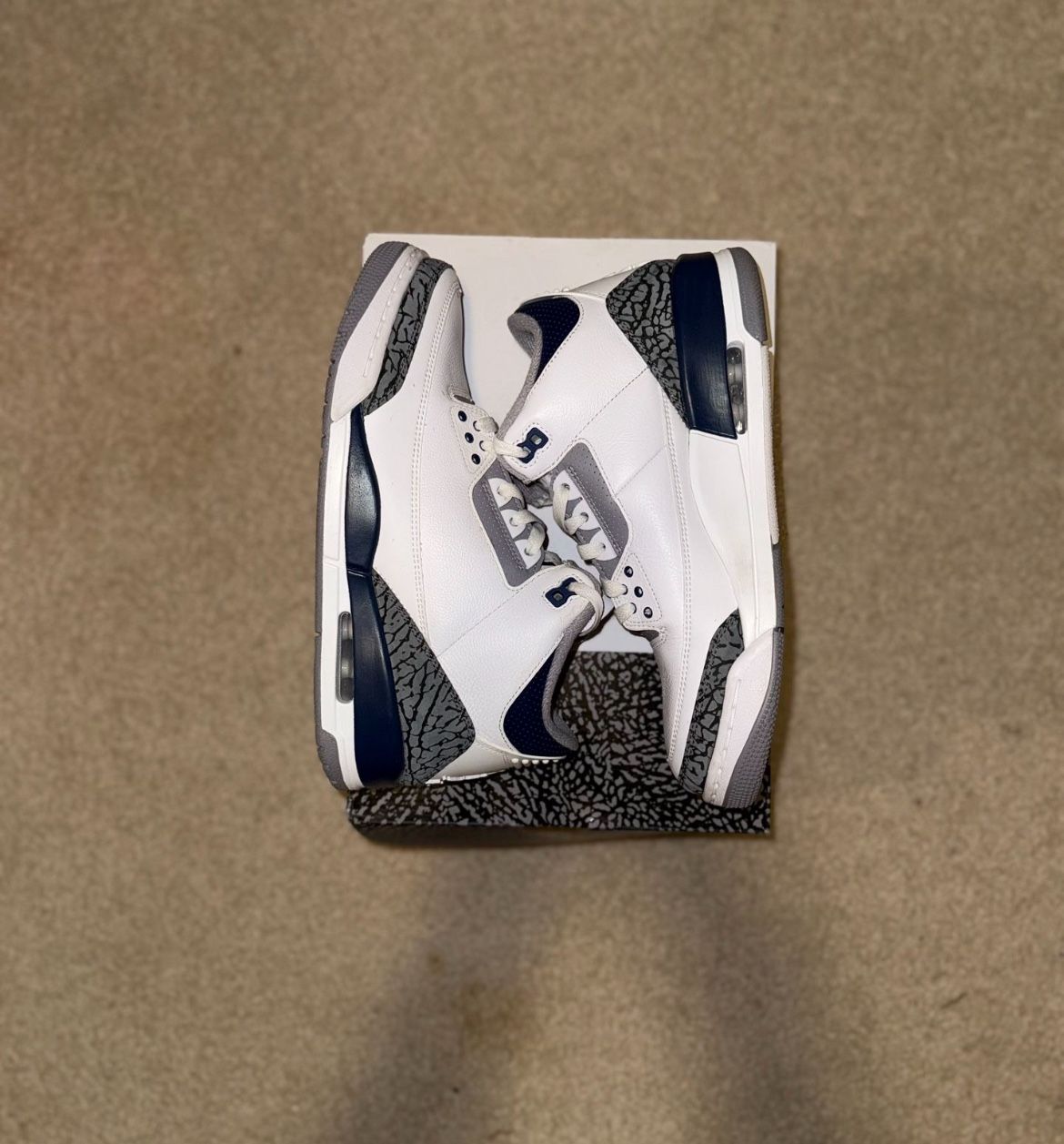 Air Jordan 3 Navy Blue 🦕