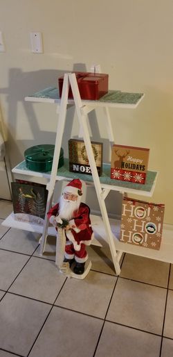 Christmas Decorations- White Stand looks like tree