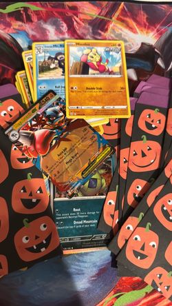 Pokemon cards for Halloween giveaways