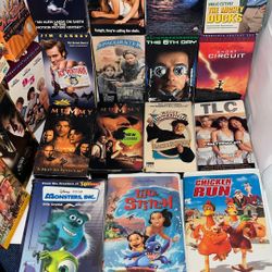 VHS VCR Movies $40 For All Or 3 For $10