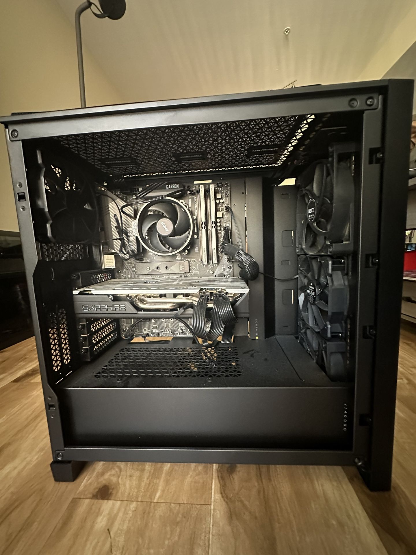 Gaming PC – Ryzen 5 2600, RX 580 8GB, 16GB RAM, 650W PSU, Corsair 4000D Case – No Drives