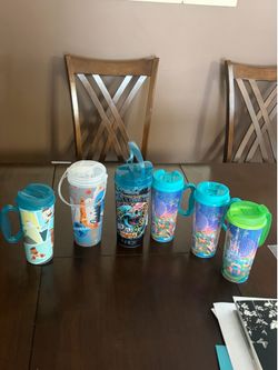 Universal and Disney cups
