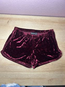Velvet colored shorts