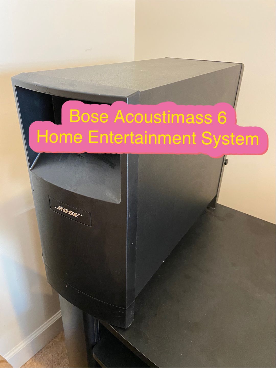 Bose Acoustimass 6 Home Entertainment Speaker System (Black)