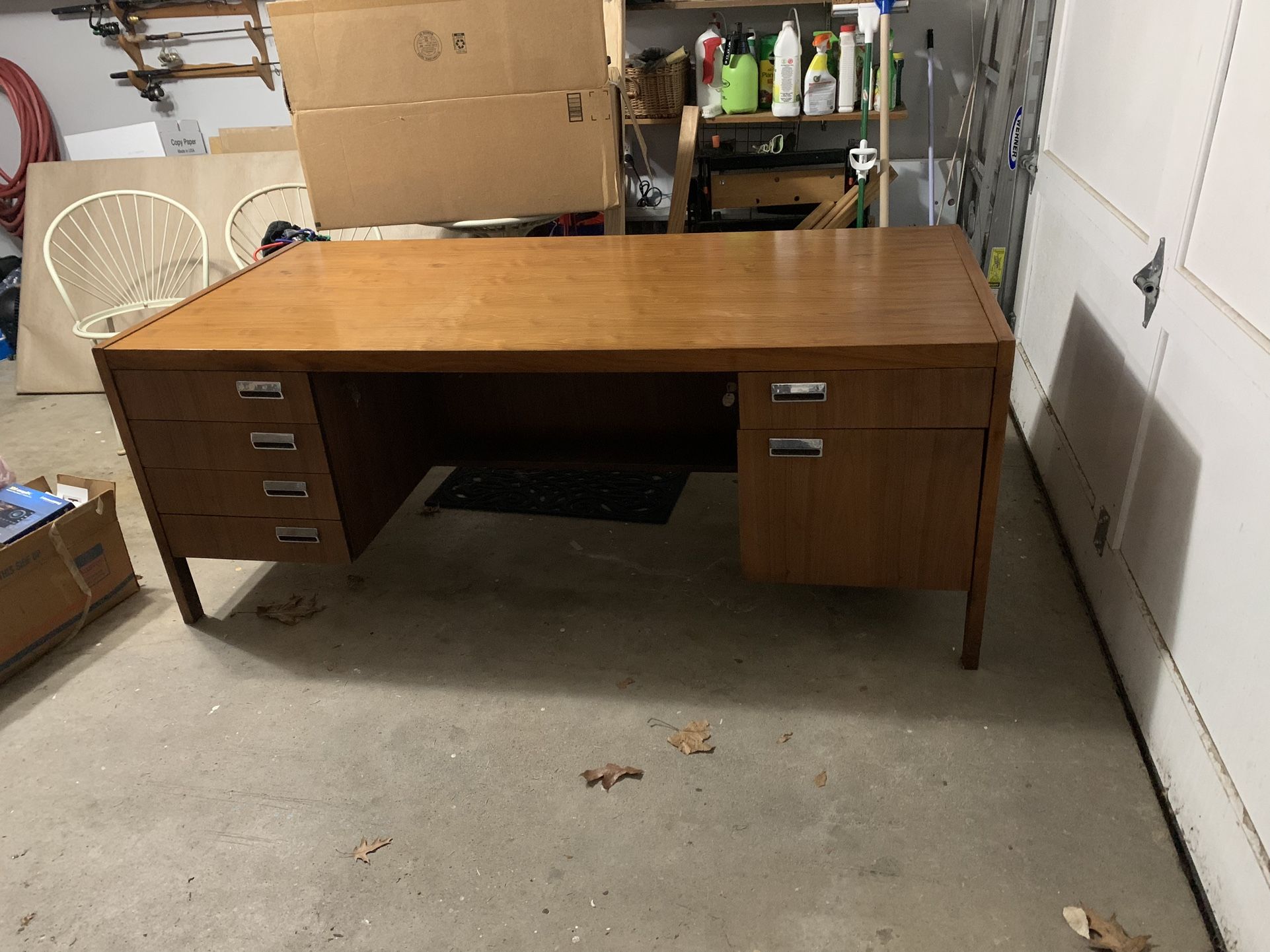 Mid Century Modern Banking / Executive Writing Desk