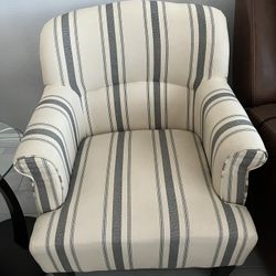 Stripe Cloth Chair