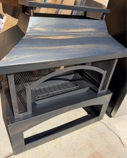 NEW ASSAMBLED FROM THE BOX 🔥 FIREPIT 🔥 WITH DAMAGE I SHOW IN PHOTOS
