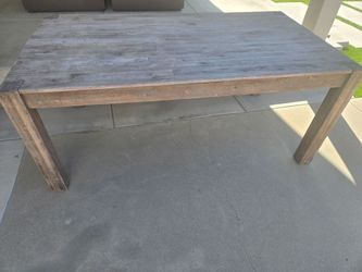 Patio dining table