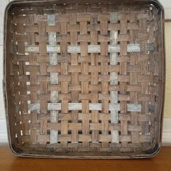 Big Tobacco Basket Wall Decor Or Tray 