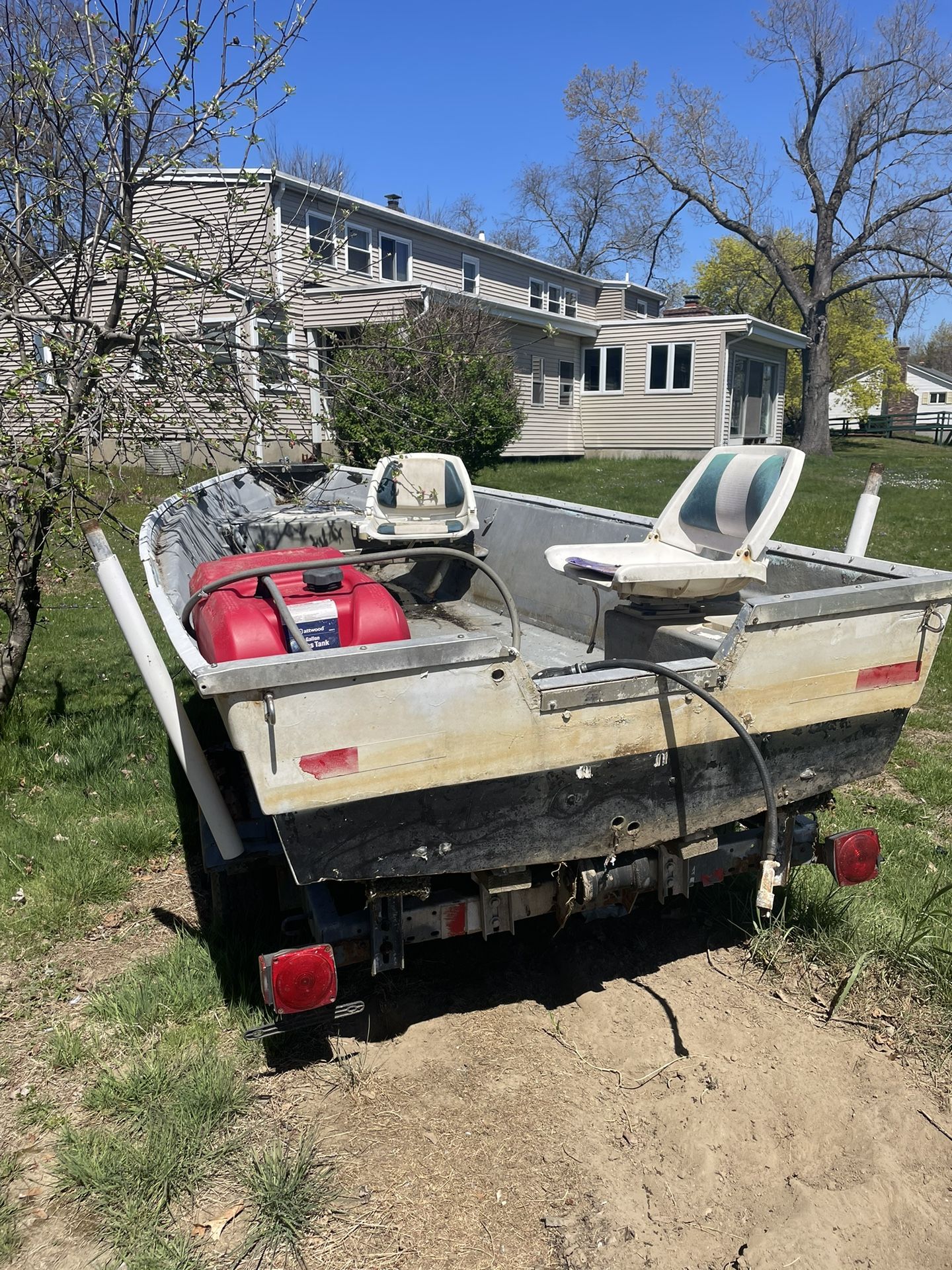 14ft Boat with Trailer 