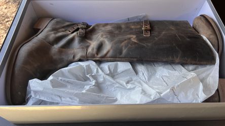 Charles David Genoa Dark Brown Leather Tall Boots Women’s Size 9