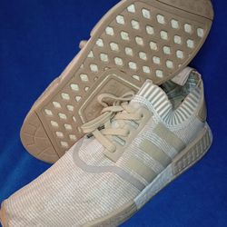 Men's Size 13 Adidas NMD_R1 Linen Khaki
