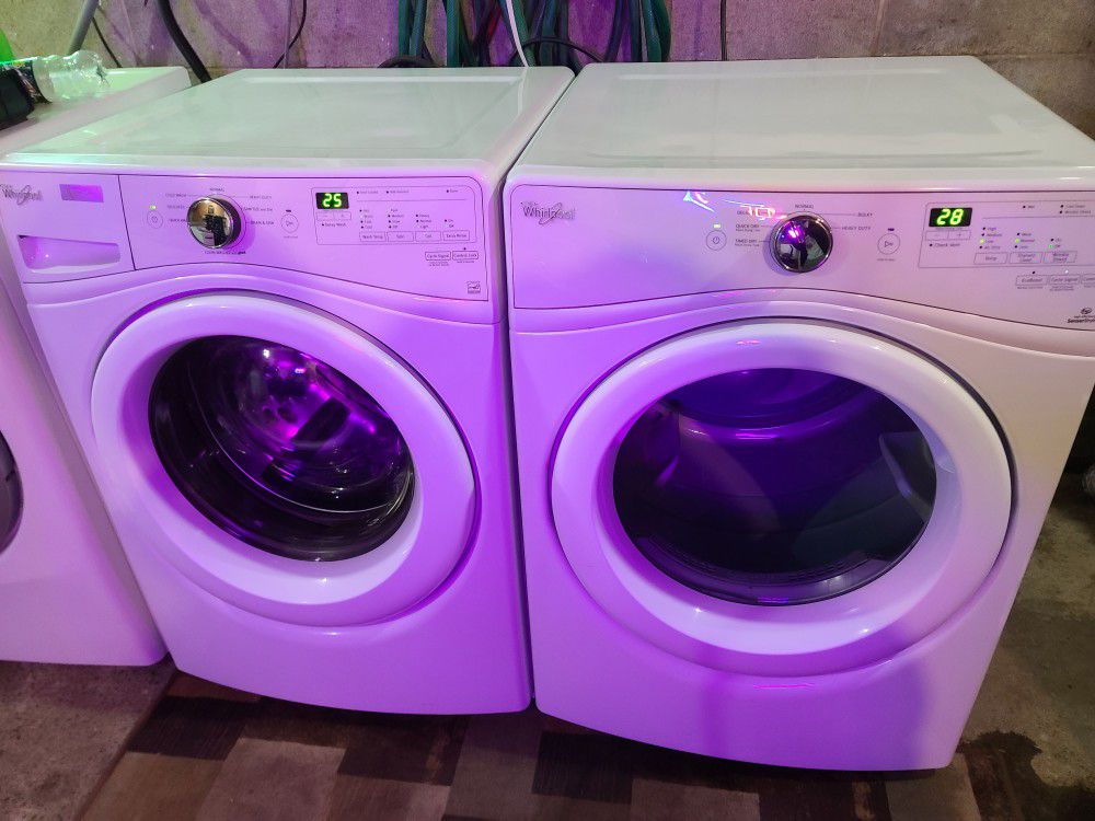 Whirlpool Duet Smart Washer and Electric Dryer 
