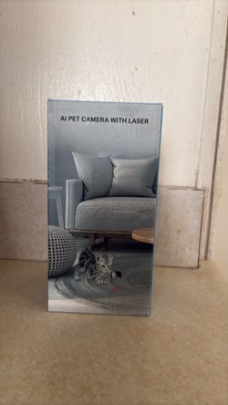 Smart home AI pet camera with laser