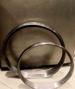 Uttermost Orbits Ring Sculptures Nickel Set of 2