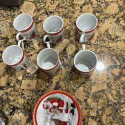 Christmas coffee set