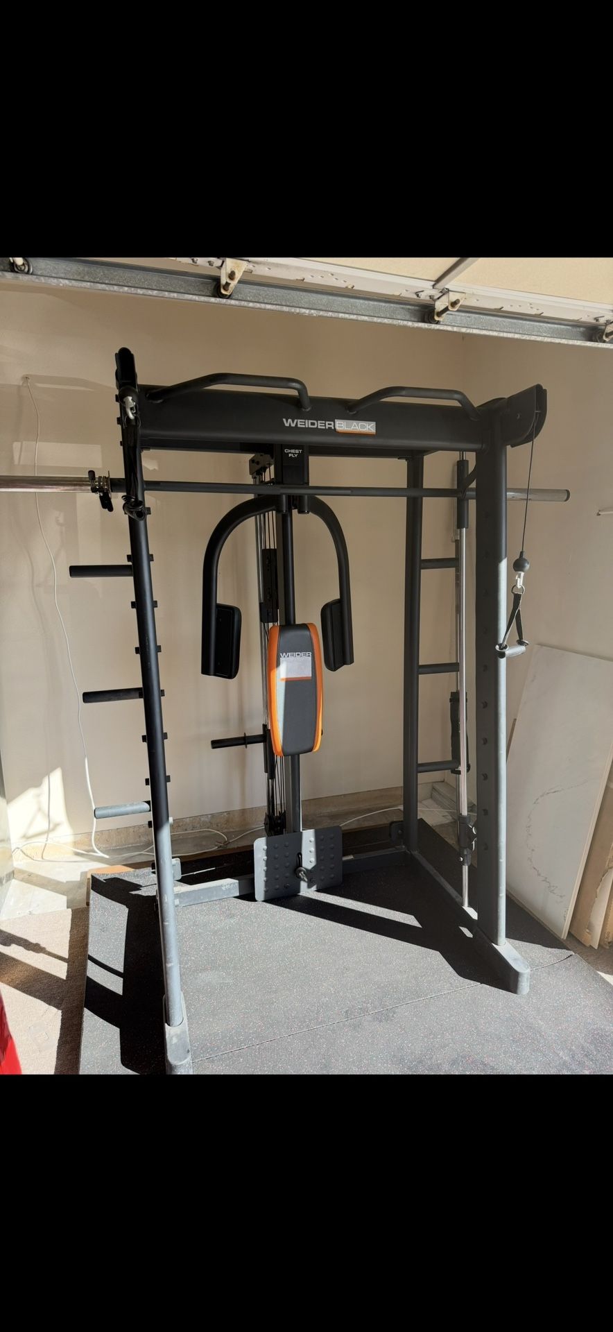 Weider Black Home Gym Smith Machine