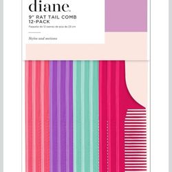 Rat Tail Combs - 12 Count (Pack of 1)